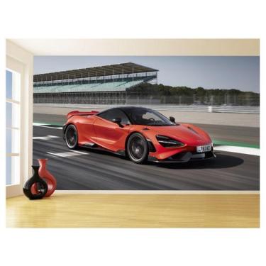 Imagem de Papel De Parede 3D Carro Mc Laren Pista Super 3,5M Car272 - Você Decor