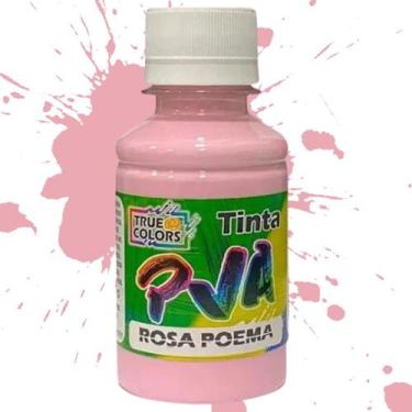 Imagem de Tinta Pva Fosca Gii 100ml True Colors - Cores Quentes, ROSA POEMA - 61