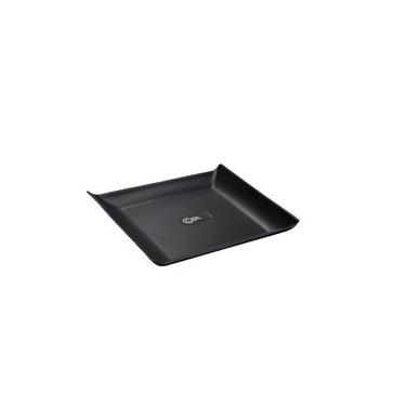 Imagem de Prato quadrado Casual Pequeno Cozy 16 x 16 x 2,5 cm Preto