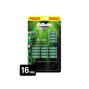 Imagem de Carga Gillette Mach3 Sensitive com 16 unidades