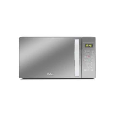 Imagem de Micro-Ondas Philco Espelhado/Branco 25L 127V PMO28E