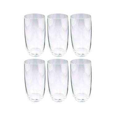 Imagem de Conjunto de Copos Alto Jazz Fracalanza em Cristal 460ml - 6 Peças