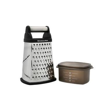 Imagem de Ralador Inox 4 faces Com Pote Medidor KitchenAid