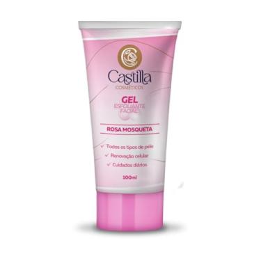 Imagem de Gel Esfoliante Facial Castilla Rosa Mosqueta 100mL – Renovação Celular e Limpeza Profunda