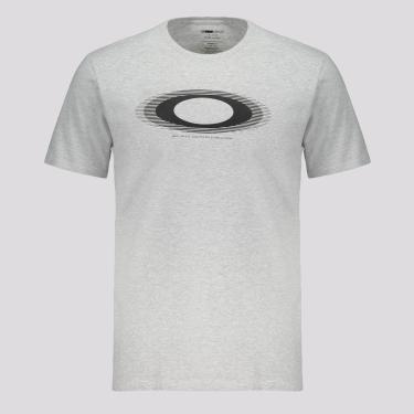 Imagem de Camiseta Oakley Ellipse HD Cinza-Masculino
