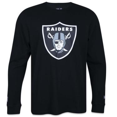 Imagem de Camiseta Manga Longa NFL Las Vegas Raiders Core New Era Masculino-Masculino