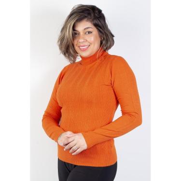 Imagem de Blusa feminina de malha gola alta 81090-Feminino