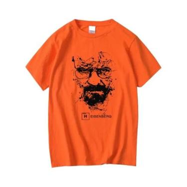 Imagem de Camiseta Masculina 100% Algodão Casual Breaking Bad Heisenberg Moda To