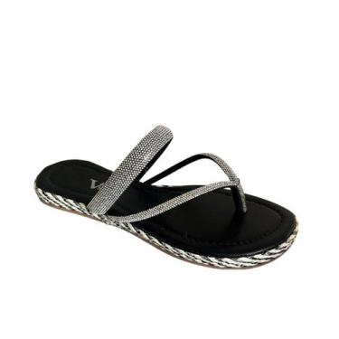 Imagem de Rasteirinha Valentina De Correira Bilhante Super Leve e Confortável Fe