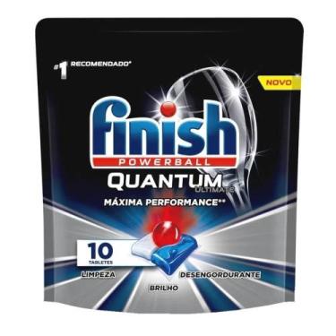 Imagem de Lava-louça Finish Powerball Quantum Ultimate Com 10 Tabletes