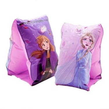Imagem de Kit de Boias Infantil de Braço p/ Piscina Frozen Anna e Elsa - Etilux