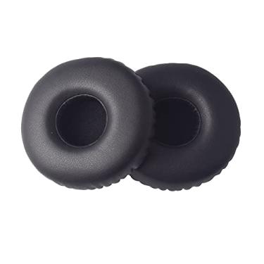Imagem de Almofadas auriculares de substituição profissional, compatíveis com fones de ouvido JVC HA-S500 SR500 S400 S360 HA-S28BT Audio-Technica ES700SJ5 SJ55 ESW10 (Blcak)