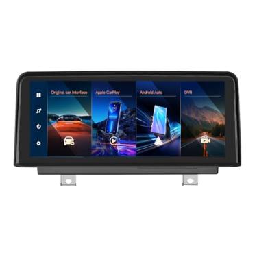 Imagem de AUTOabc Receptor de rádio multimídia sem fio CarPlay/Android Auto 10,25 polegadas com tela sensível ao toque para BMW 3 4 Ser F30/F31/F32/F33/F34/F36 2012-2016 ano com resolução NBT-System HD 1920 x