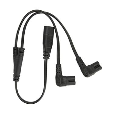 Imagem de Naroote Capa de PVC Segura para Cabo IEC320 C8 a Dual C7 para Adaptadores de Energia para Laptop, Monitores, Cabo Divisor de Energia de 1 Em 2 Saídas, ótimo para Estudantes ou Profissionais