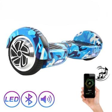 Imagem de Hoverboard 6,5 Azul Camuflado HoverboardX Scooter Elétrico
