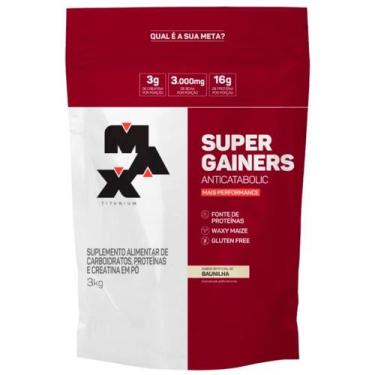 Imagem de Super Gainers 3kg - Max Titanium, Chocolate