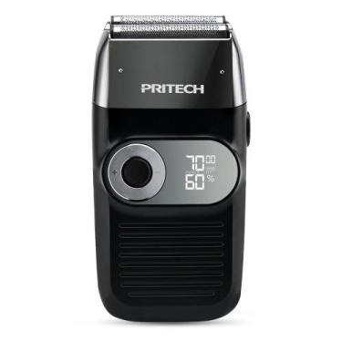 Imagem de Barbeador E Cortador Pritech Elétrico Profissional A Prova Dágua Preto