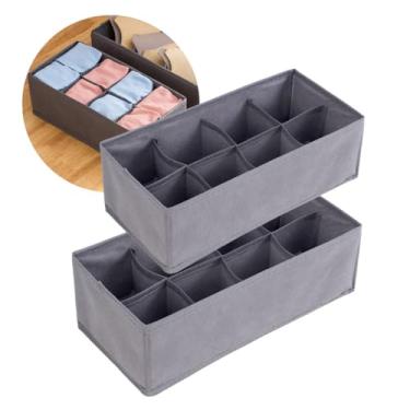 Imagem de Kit com 2 Organizadores de Roupa Íntima do tipo Colmeia Organizadora 8 Nichos