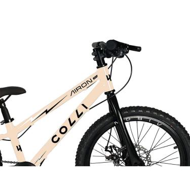 Imagem de Bicicleta Colli Airon Aro 20 7 Marchas Freios A Disco Bege