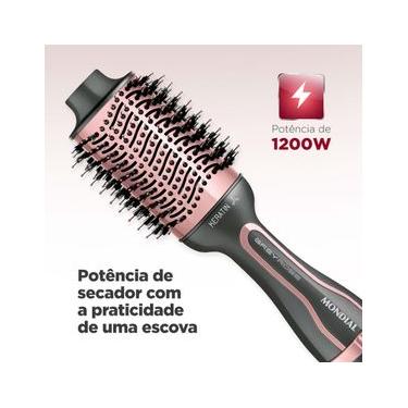 Imagem de Escova Secadora Mondial Keratin ES-11 1200W Grey Rose - Bivolt