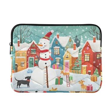 Imagem de Capa para laptop de 15,6 polegadas resistente à água para tablet, bolsa de transporte, à prova de choque, capa protetora para notebook