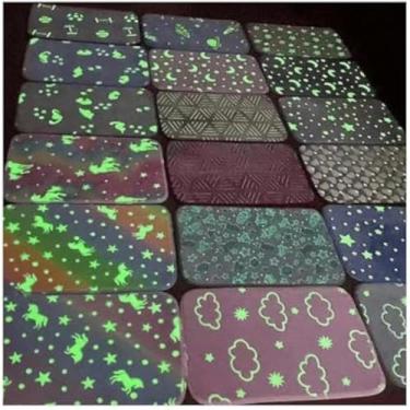 Imagem de Tapete decorativo infantil felpudo retangular macio antiderrapante, colorido