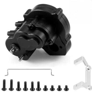 Imagem de RCLIOLN 1/18th RC Aluminum Transmission Center Gearbox with Brass Gear for 1:18th FMS LC80 FCX18 Crawler Car Upgrade Parts Accessories