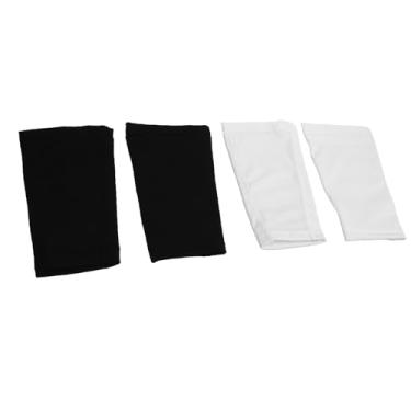 Imagem de Yinhing 2 Pares de Caneleiras de Futebol Premium, Mangas Antiderrapantes Respiráveis ​​para Caneleiras de Futebol para Atividades Esportivas, Maior Conforto e para Atletas