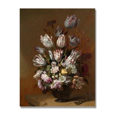 Imagem de NHLDZYH Arte de parede colorida de especiarias e colher de tempero | Decoração de cozinha vintage | Arte moderna para casa e sala de jantar B67. Tela somente 80x105cm-31,5x41,3 pol