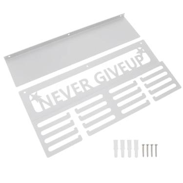 Imagem de Cocoarm Medalha Rack Medal Medal Title Trophy Prateleira Medalha Troféu Troféu Rack de Aço Carbono Trophy 40.6x10.2x19.1cm (WHITE)