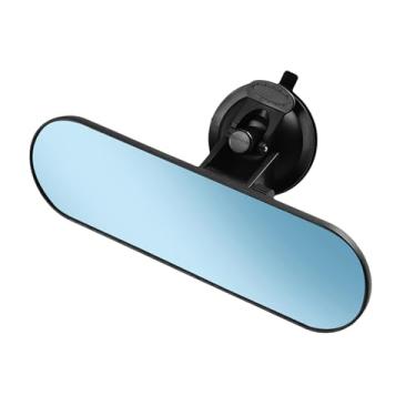 Imagem de Espelho Retrovisor Interno Universal para Carro e Caminhão com Cupula de Aderência Ajustável 360