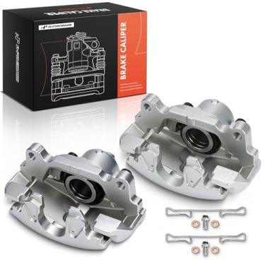 Imagem de A-Premium Pinça de freio adequada para Audi A3 2010-2013 Golf Jetta, um lado, 1 pistão, com freio, dianteiro esquerdo e direito, um conjunto de 2