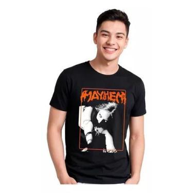 Imagem de Camiseta Masculina Cantora Lady Gaga Mayhem Album - Dinka, G, Preto