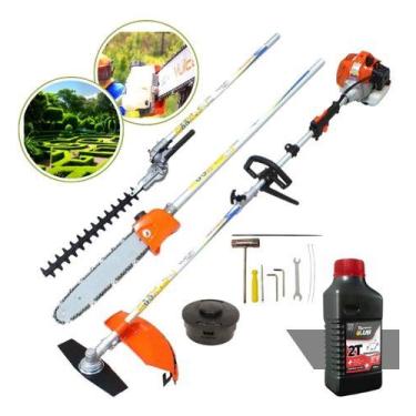 Imagem de Roçadeira Multifuncional Podadora De Galhos & Cerca Viva 4x1 Vulcan Vr