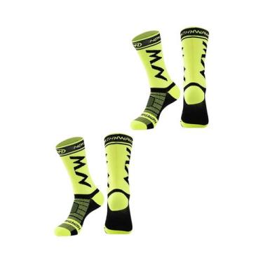 Imagem de Meias Para Corrida Ao Ar Livre, Treinamento E Ciclismo, 2 Pares, Meias