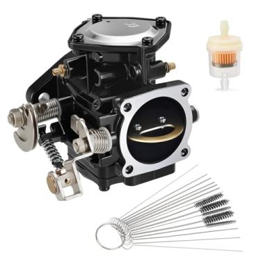 Imagem de JAVIK Carburador Carburador com filtro de combustível escovas limpas para Yamaha Mikuni 44 mm embarcação pessoal Super Jet FX-1 WaveRunner WaveRaider WaveBlaster 650 700 1990-1997 O.E.M # 61X-14301-02