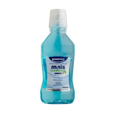Imagem de ANTISSEPTICO BUCAL POWERDENT MAIS ICE MENTA 250ML ZERO ALCOOL