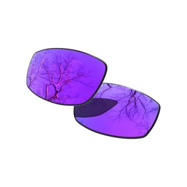 Imagem de Lente polarizada ToughAsNails de substituição para óculos de sol Spy Optic Cooper XL - mais opções, Plasma Purple, One Size