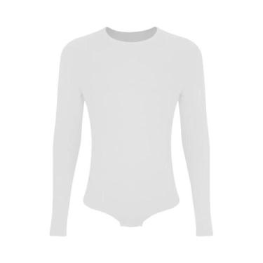 Imagem de Body Shaper Masculino De Manga Longa, Roupa Íntima De Controle Total D