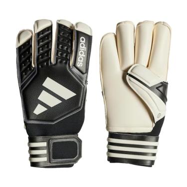 Imagem de adidas Luvas de goleiro unissex para adultos, preto/branco/ferro metálico, 10