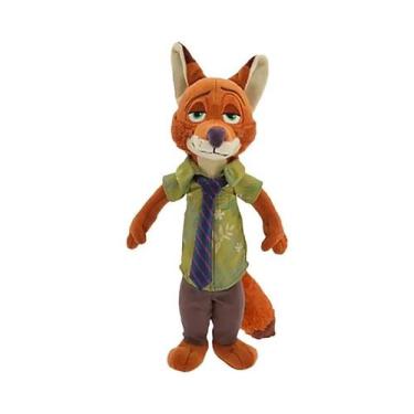 Imagem de Brinquedo De Pelúcia Zootopia Disney Nick Wilde Judy Hopps Boneco De P