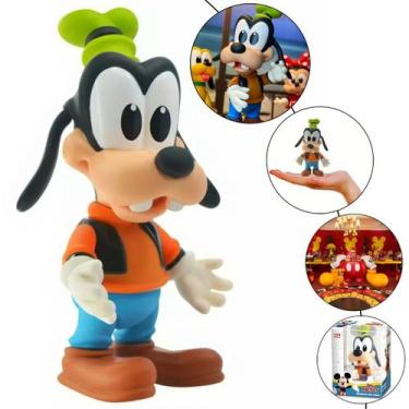 Imagem de Pateta Baby Boneco Brinquedo Vinil Articulado 12cm Disney Jr - Lider, 