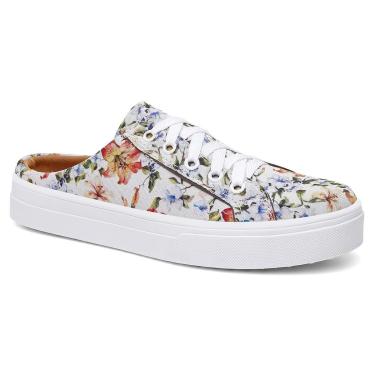 Imagem de Tênis Feminino Mule Floral Calce Fácil Conforto-Feminino
