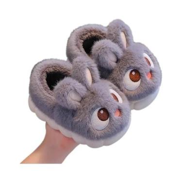 Imagem de Chinelos De Inverno Para Meninas E Meninos, Coelhos Fofos, Quentes, De