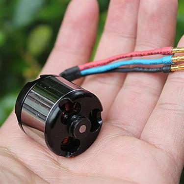 Imagem de Acionador de partida eletrônico Micro 1912 sem escova, rotor externo de 2500 KV, modelo de avião de 25 mm para máquina de cruzamento de helicóptero, torque grande mudo de asa fixa