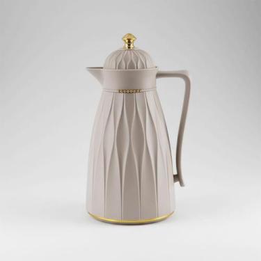 Imagem de Garrafa Térmica Veneza Bravatti 1L FastClick Quente e Frio - - Amêndoa