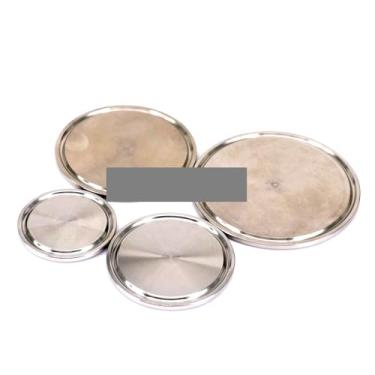 Imagem de 1 peça Virola O/D 77,5/91/106/119/130/145/183/219 mm Tri Clamp 6.3 cm- 20.3 cm 304 de aço inoxidável encaixe de tampa de aço inoxidável Homebrew Brew (K217mm (8 polegadas TC))