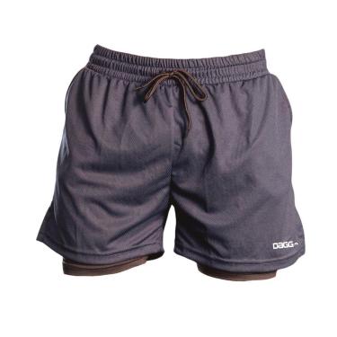 Imagem de Roupa Academia Dagg Sport Camisa ou Short 2 em 1 Com Bolso Interno-Masculino