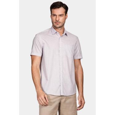 Imagem de Camisa Aramis Regular Cb Algodão Xadrez Lilás-Masculino