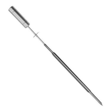 Imagem de Espeto Simples Giratório Rotativo Aço Inox Churrasqueira Grill - Prati